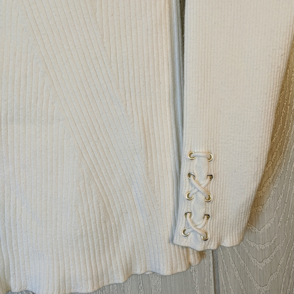 White House Black Market cowl neck sweater L - Picture 5 of 8